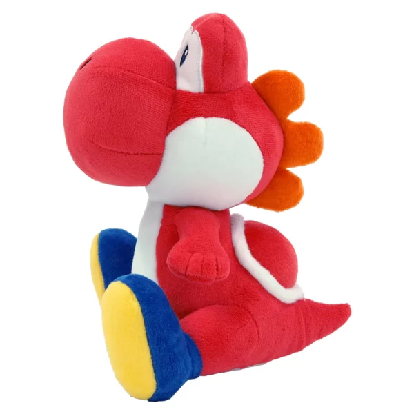 SUPER MARIO - Red Yoshi - Knuffel 20cm - Afbeelding 2