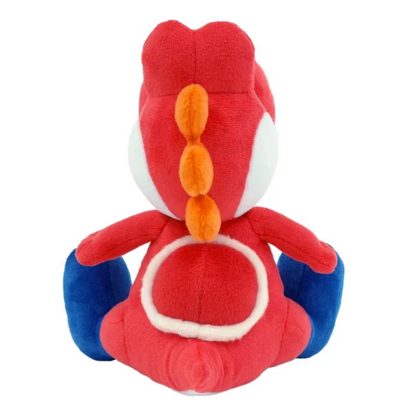 SUPER MARIO - Red Yoshi - Knuffel 20cm - Afbeelding 3
