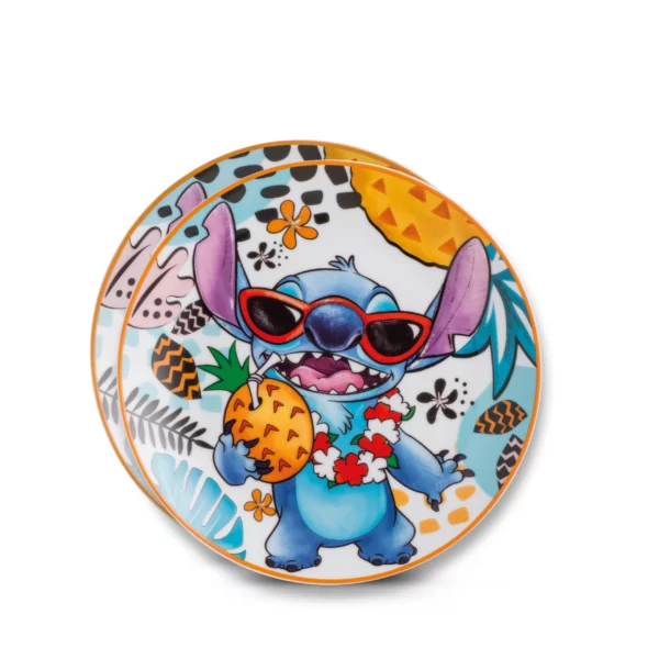 STITCH - Set of 2 D19cm Plate - White