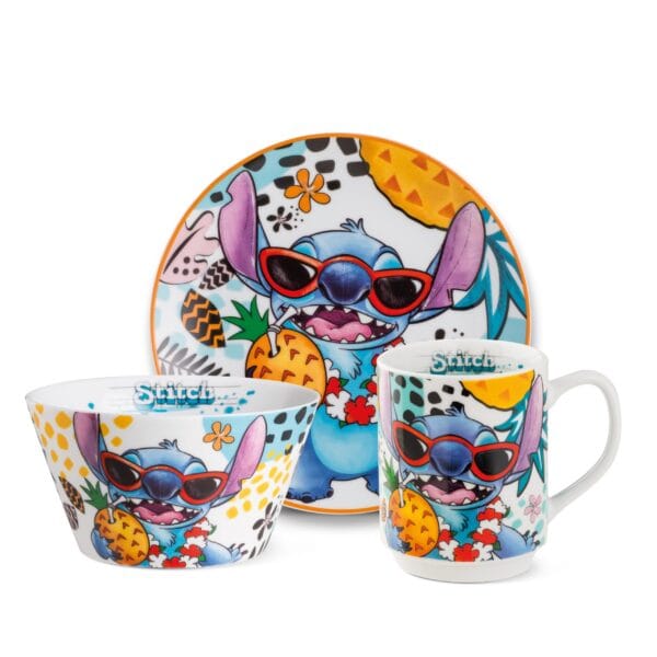 STITCH - Set - Bord + Mok + Bowl