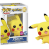 Funko Pop! Games: Pokemon - Pikachu Waving (553) S.E. Flocked