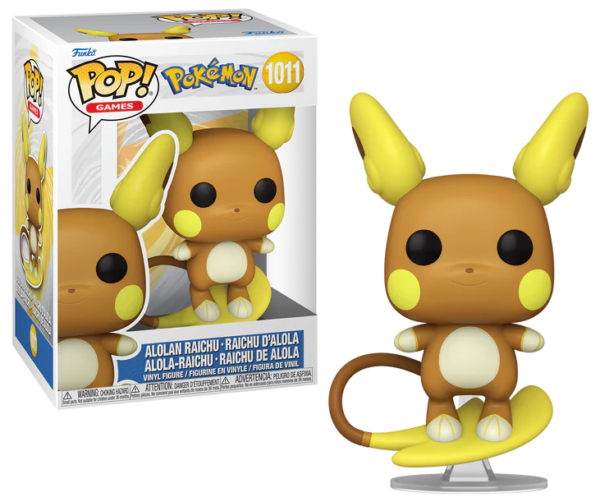 Funko Pop! Games: Pokemon - Alolan Raichu (1011)