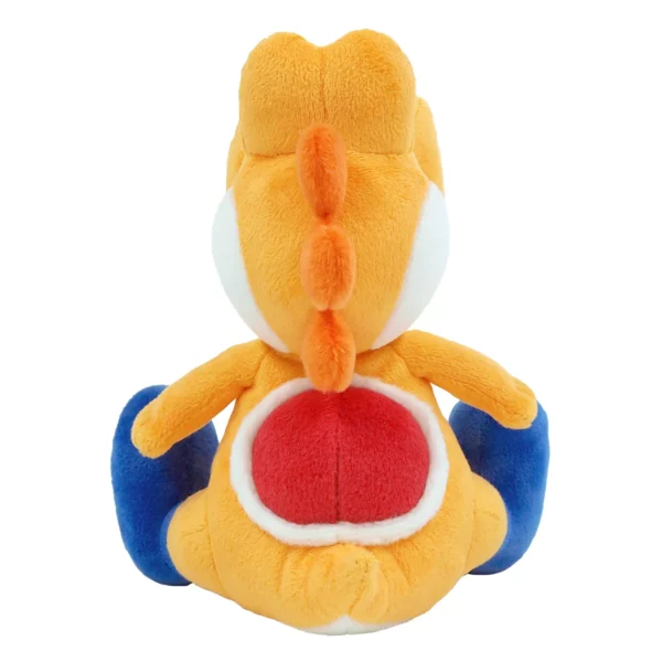 SUPER MARIO - Orange Yoshi - Knuffel 20cm - Afbeelding 3