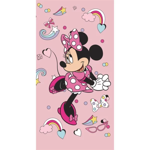 DISNEY - Minnie - Beach Towel 100% Polyester - 70x140cm