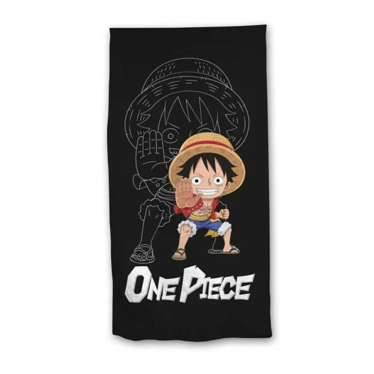 ONE PIECE - Luffy "Chibi" - Beach Towel 100% Polyester - 70x140cm