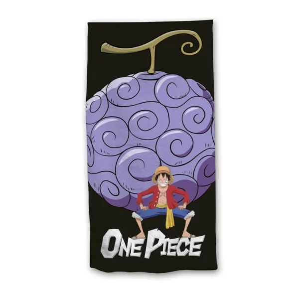 ONE PIECE - Luffy "Gomu Gomu No Mi" - Beach Towel 100% Polyester - 70x140cm