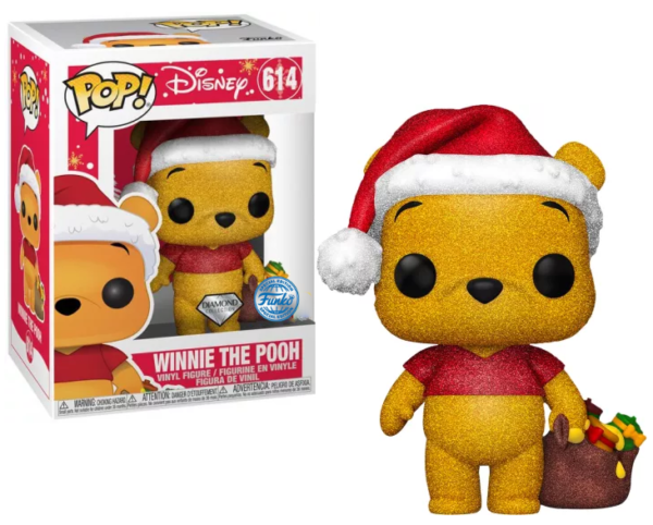 Funko Pop! DISNEY - Winnie The Pooh Holiday (614) Special Edition Diamond