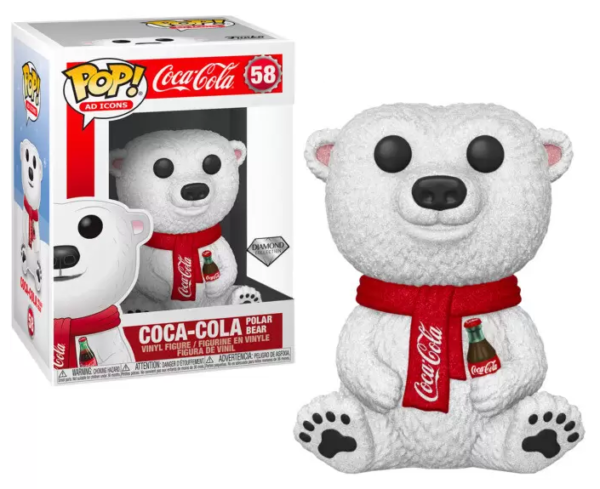 Funko Pop! Ad Icons: Coca-Cola - Polarbear (58) Special Edition Diamond