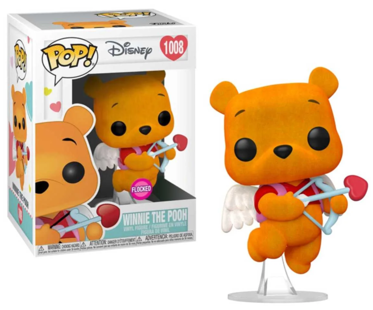 Funko Pop! DISNEY - Winnie The Pooh "Saint Valentine" (1008) Special Edition Flocked