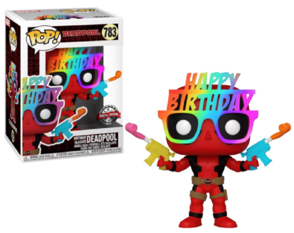Funko Pop! Marvel: Deadpool "Birthday Glasses" (783) Special Edition
