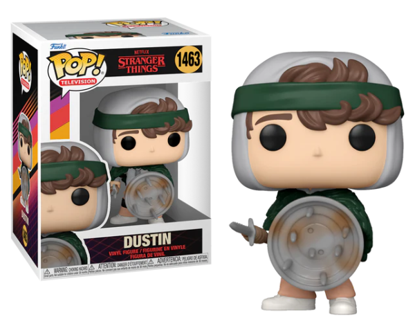 Funko Pop! Television: Stranger Things S4 - Hunter Dustin with Shield (1463)