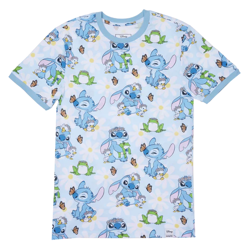 LILO AND STITCH - Springtime Stitch - T-Shirt Unisex Loungefly