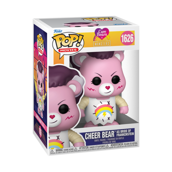 Funko Pop! Movies: UM X Care Bears – Cheer Bear as Bride of Frankenstein (1626) - Afbeelding 3