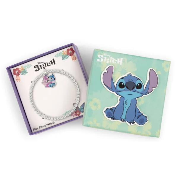 STITCH & ANGEL - Armband met hanger - Fine Silver Plated