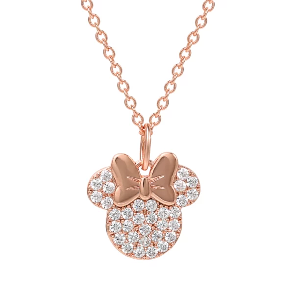 MINNIE - Rose Gold - Halskettting in Gold Flash Plated - Afbeelding 2