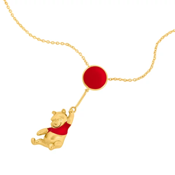 WINNIE THE POOH - Balloon - Halsketting in Gold Brass Plated - Afbeelding 3