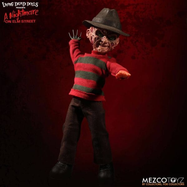 A NIGHTMARE ON ELM STREET - Freddy Krueger - Living Dead Dolls with Sound - Afbeelding 2