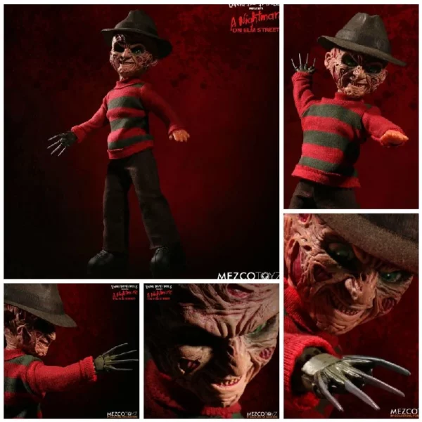 A NIGHTMARE ON ELM STREET - Freddy Krueger - Living Dead Dolls with Sound - Afbeelding 6