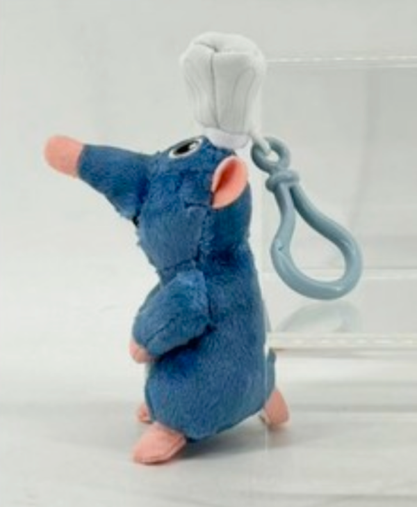 PIXAR - RATATOUILLE - Remy - Bag Clip Knuffel - 10cm - Afbeelding 3