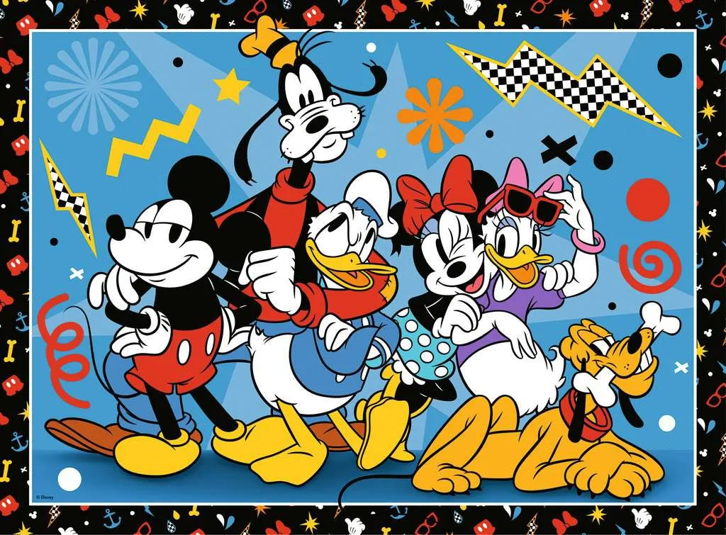 DISNEY - Mickey and his friends - Puzzel 300 stuks XXL - Afbeelding 2