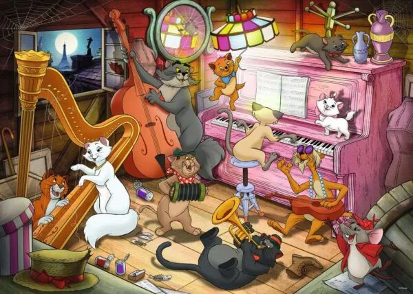 DISNEY - The Aristocats - Collector's Edition Puzzel 1000 stuks - Afbeelding 2
