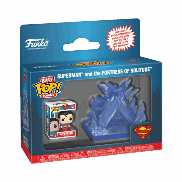 Funko Bitty Pop Town - DC Comics - Superman and the Fortress of Solitude
