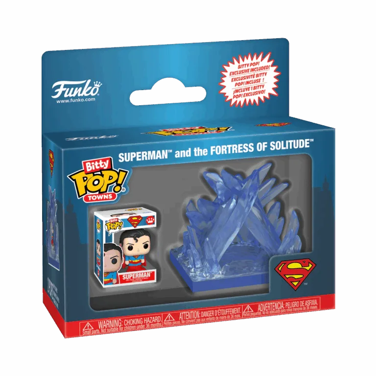 Funko Bitty Pop Town - DC Comics - Superman and the Fortress of Solitude