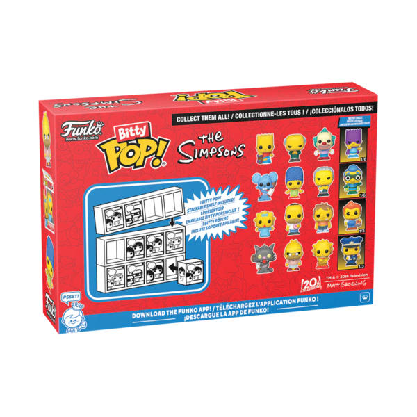 Funko Bitty Pop! THE SIMPSONS – Bart – 4 Pack 2.5cm - Afbeelding 2