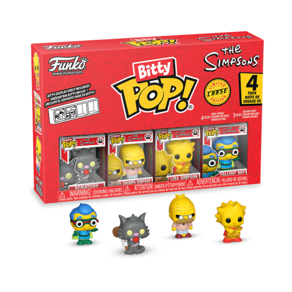 Funko Bitty Pop! THE SIMPSONS – Scratchy – 4 Pack 2.5cm