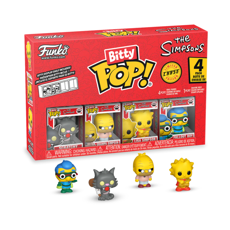 Funko Bitty Pop! THE SIMPSONS – Scratchy – 4 Pack 2.5cm