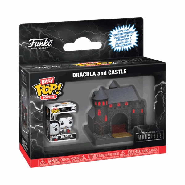 Funko Bitty Pop Town - UNIVERSAL MONSTERS - Dracula's Castle with Dracula