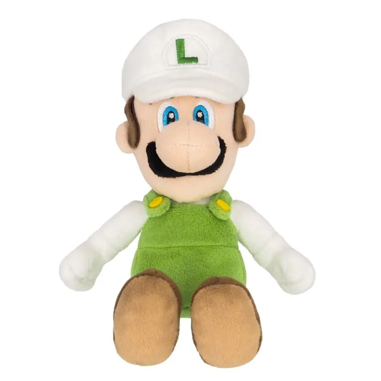 SUPER MARIO - Fire Luigi - Knuffel 23cm