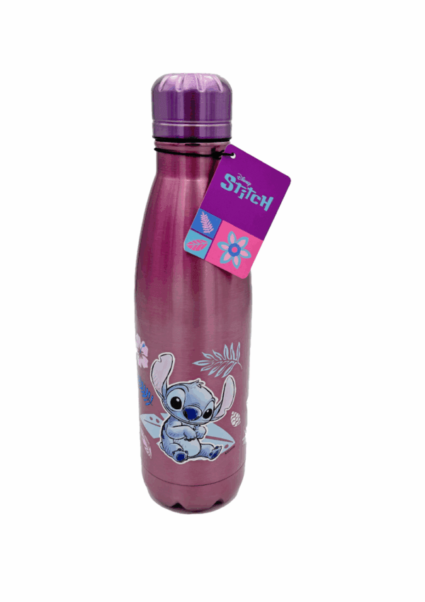STITCH - Watercolor Metalic Pink - Stainless Steel Bottle 780ml - Afbeelding 2