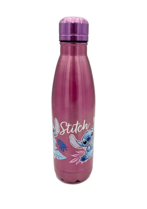 STITCH - Watercolor Metalic Pink - Stainless Steel Bottle 780ml - Afbeelding 4