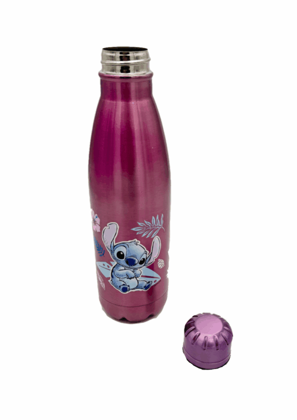 STITCH - Watercolor Metalic Pink - Stainless Steel Bottle 780ml - Afbeelding 6