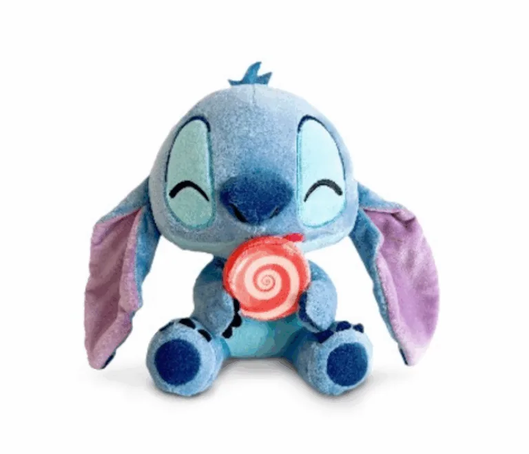 STITCH - Stitch Knuffel met Lollipop - 25cm