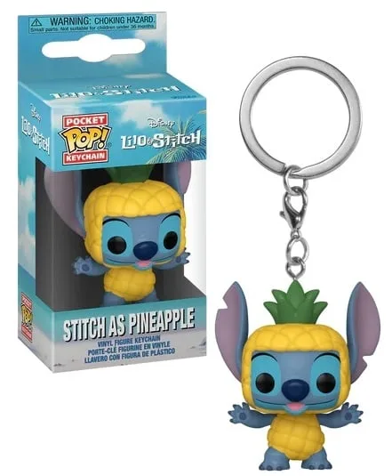LILO & STITCH - Pocket Pop Keychains - Stitch as Pineapple