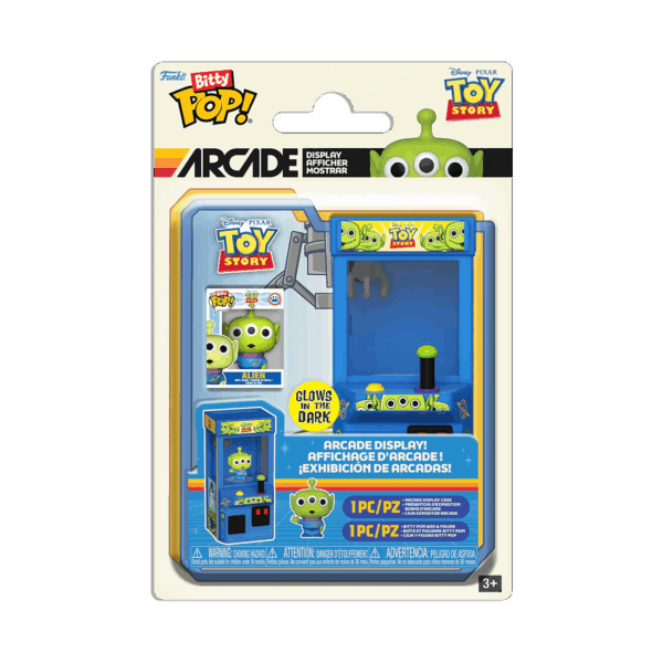 Funko Bitty Pop! Arcade Claws - Toy Story - Alien (GITD)