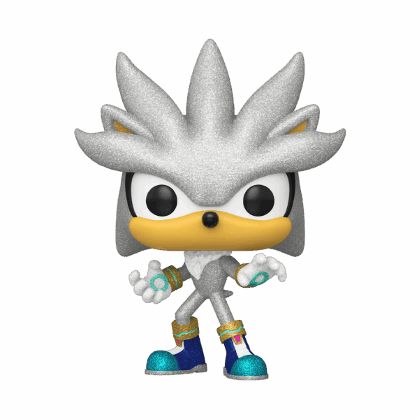 Funko Pop! Games: Sonic-  Silver (1103) Diamond Edition - Afbeelding 3