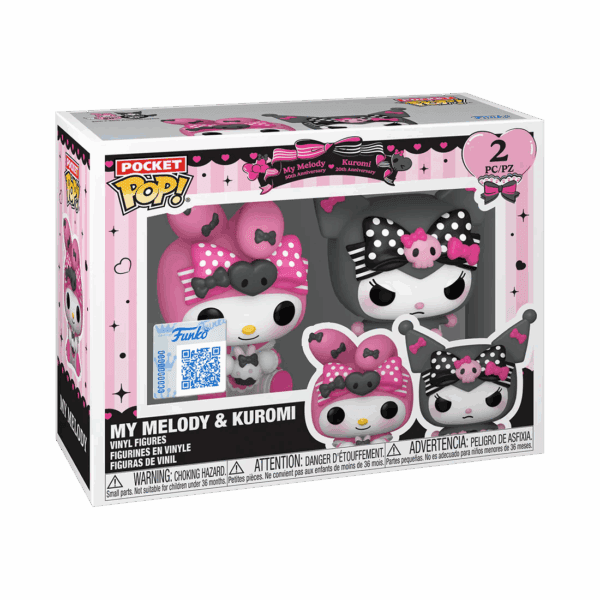 SANRIO / HELLO KITTY - Pocket POP 2 Pack - Kuromi / My Melody - Afbeelding 2