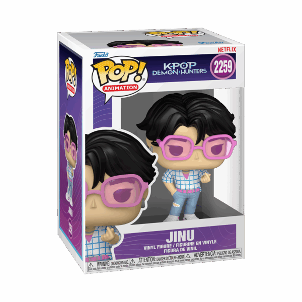 PRE-ORDER Funko Pop! Animation – KPOP DEMON HUNTERS – Jinu w/ Chase (2259) - Afbeelding 3