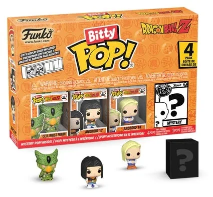 Funko Bitty Pop! DRAGON BALL Z - Cell (First Form) – 4 Pack 2.5cm