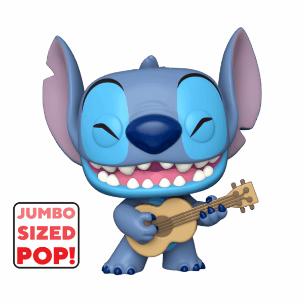 Funko Pop! Lilo & Stitch: Jumbo 10″ Stitch with Ukelele (1419) - Afbeelding 3