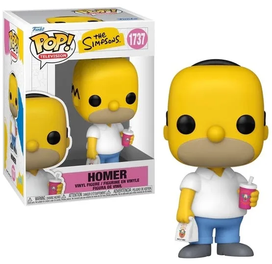 Funko Pop! Television: The Simpsons: Homer (Krusty Burger) (1737)