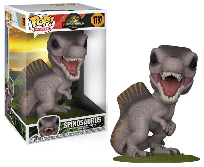 Funko Pop! Movies: JURASSIC WORLD REBIRTH - Spinosaurus (1797) Jumbo Pop 10"