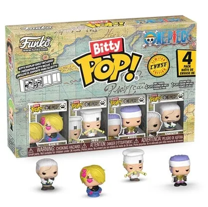 Funko Bitty Pop! ONE PIECE - Sanji – 4 Pack 2.5cm