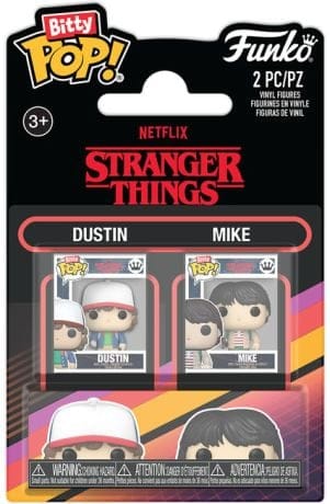Funko Bitty Pop! STRANGER THINGS - Dustin & Mike – 2 Pack 2.5cm