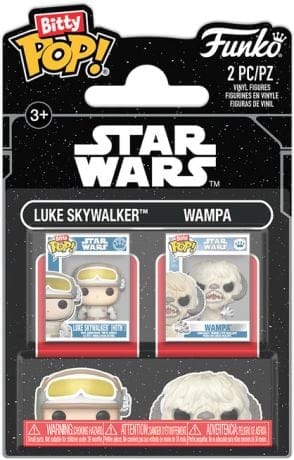 Funko Bitty Pop! STAR WARS - Luke & Wampa – 2 Pack 2.5cm
