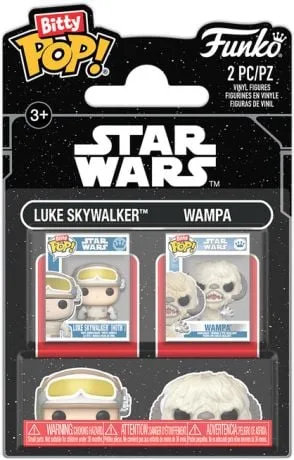 Funko Bitty Pop! STAR WARS - Luke & Wampa – 2 Pack 2.5cm