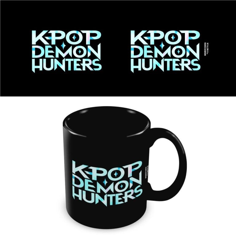K-POP DEMON HUNTERS - Logo - Black Pod Mug 325ml